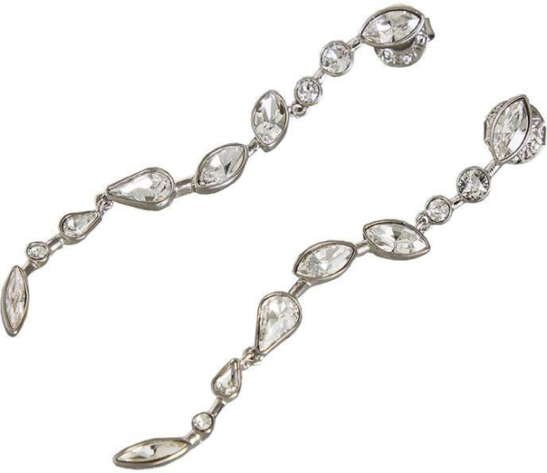 Silver Sparkling Teardrop